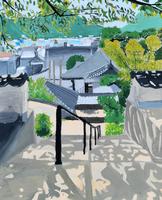 寺岡　優香「木漏れ日の坂道」